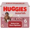 Huggies Nourish Scented Baby Wipes, 6 Pack, 336 Total Ct (Select for More Options)