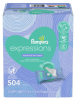 Pampers Baby Wipes Expressions Botanical Rain Scent 9X Pop-Top 504 ct