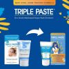 Triple Paste Diaper Rash Cream, Hypoallergenic Medicated Ointment for Babies, 2 oz