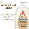 Johnson's Baby Body Lotion with Vanilla & Oat Scents, 16.9 fl. oz